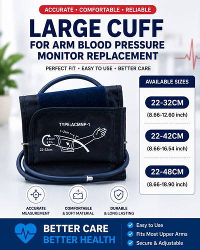 Large cuff for arm - for, blood