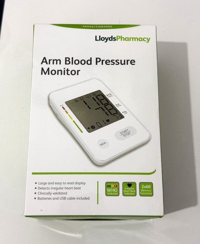 Arm blood pressure - arm,