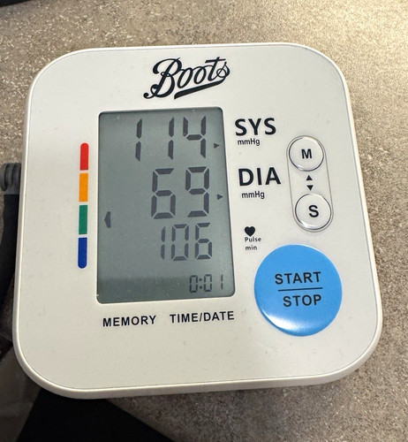 Blood pressure monitor boots