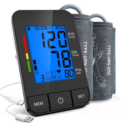 Blood pressure monitors with - pressure,
