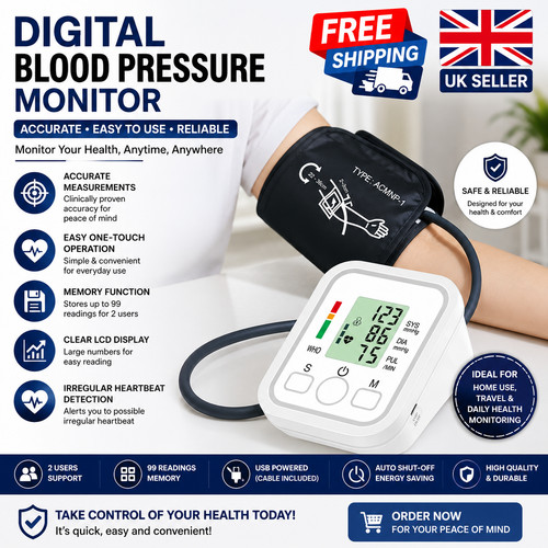 Digital blood pressure - pressure, monitor
