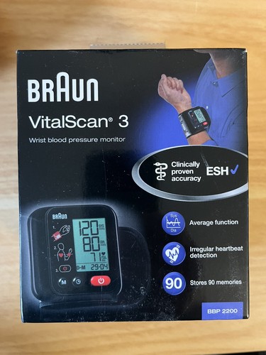 Braun vitalscan wrist blood - wrist,